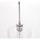 Collier 1 Light 7.3 inch Chrome Pendant Ceiling Light