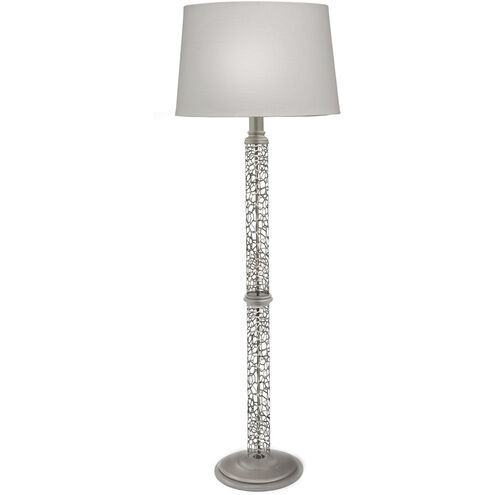 Ellie 61 inch 150.00 watt Silver Floor Lamp Portable Light