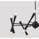 Drake LED 29 inch Matte Black Chandelier Ceiling Light