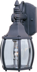 Crown Hill 1 Light 12 inch Black Outdoor Wall Mount