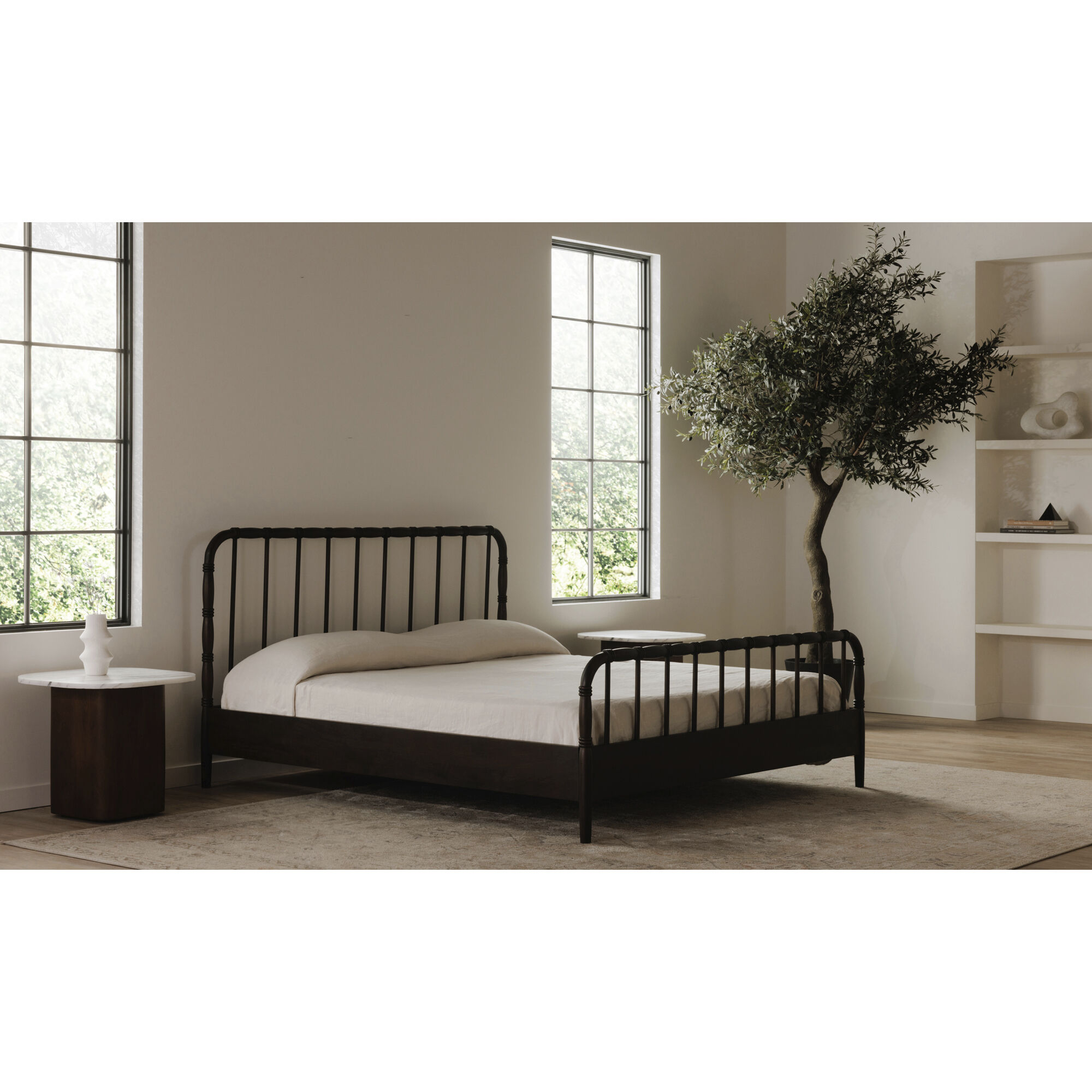Vivian Brown Bed, Queen