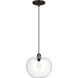 TOB by Thomas O'Brien Mela 1 Light 16 inch Aged Iron Pendant Ceiling Light