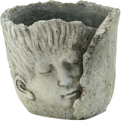 Dreaming Profile Gray Outdoor Planter