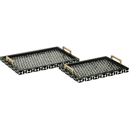 Futrelle Dark Green with Brass Tray