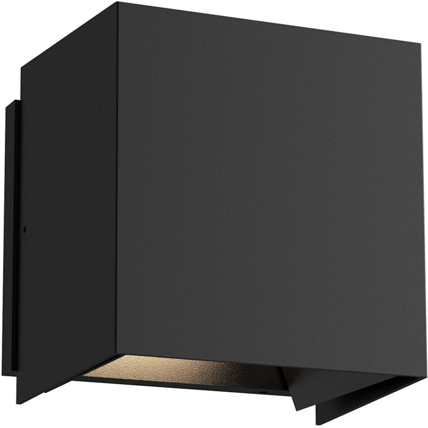 Helsinki LED 5.38 inch Black Exterior Wall Sconce