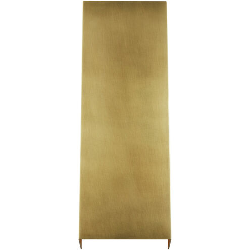 Sean Lavin Brompton LED Natural Brass ADA Wall Sconce Wall Light, Integrated LED