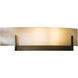 Axis 2 Light 17.3 inch Dark Smoke ADA Sconce Wall Light in White Art