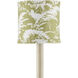 Aviary Moss and Ivory 5 inch Drum Chandelier Shade