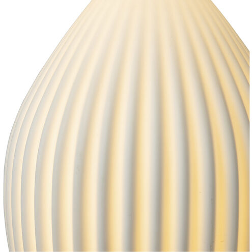 Santa Clara 30 inch 100.00 watt Walnut and White with Weathered Brass Table Lamp Portable Light