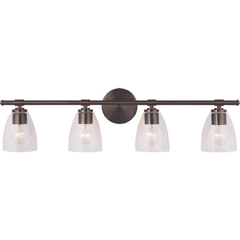 Solebay 4 Light 32 inch Bronze Bath Vanity Wall Light