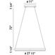 Spunto LED 27.5 inch Silver Chandelier Ceiling Light, Small
