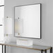 Alexo 28 X 28 inch Matte Black Wall Mirror