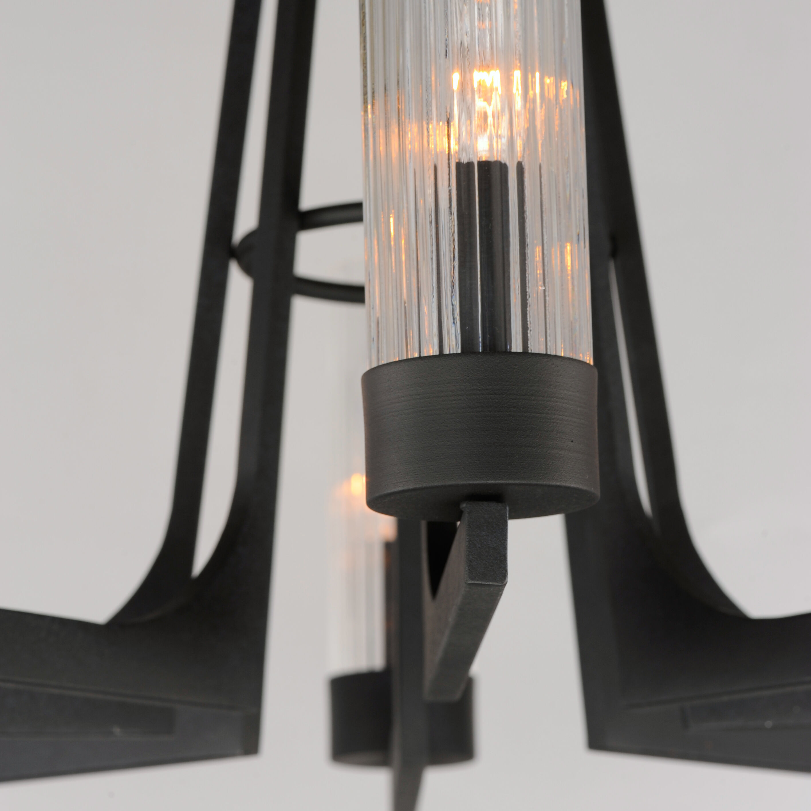 Delos 8 Light 30 inch Anthracite Chandelier Ceiling Light