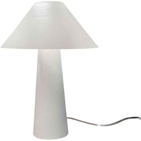 Lund 21.5 inch 120.00 watt Matte White and Brushed Brass Portable Lamp Portable Light