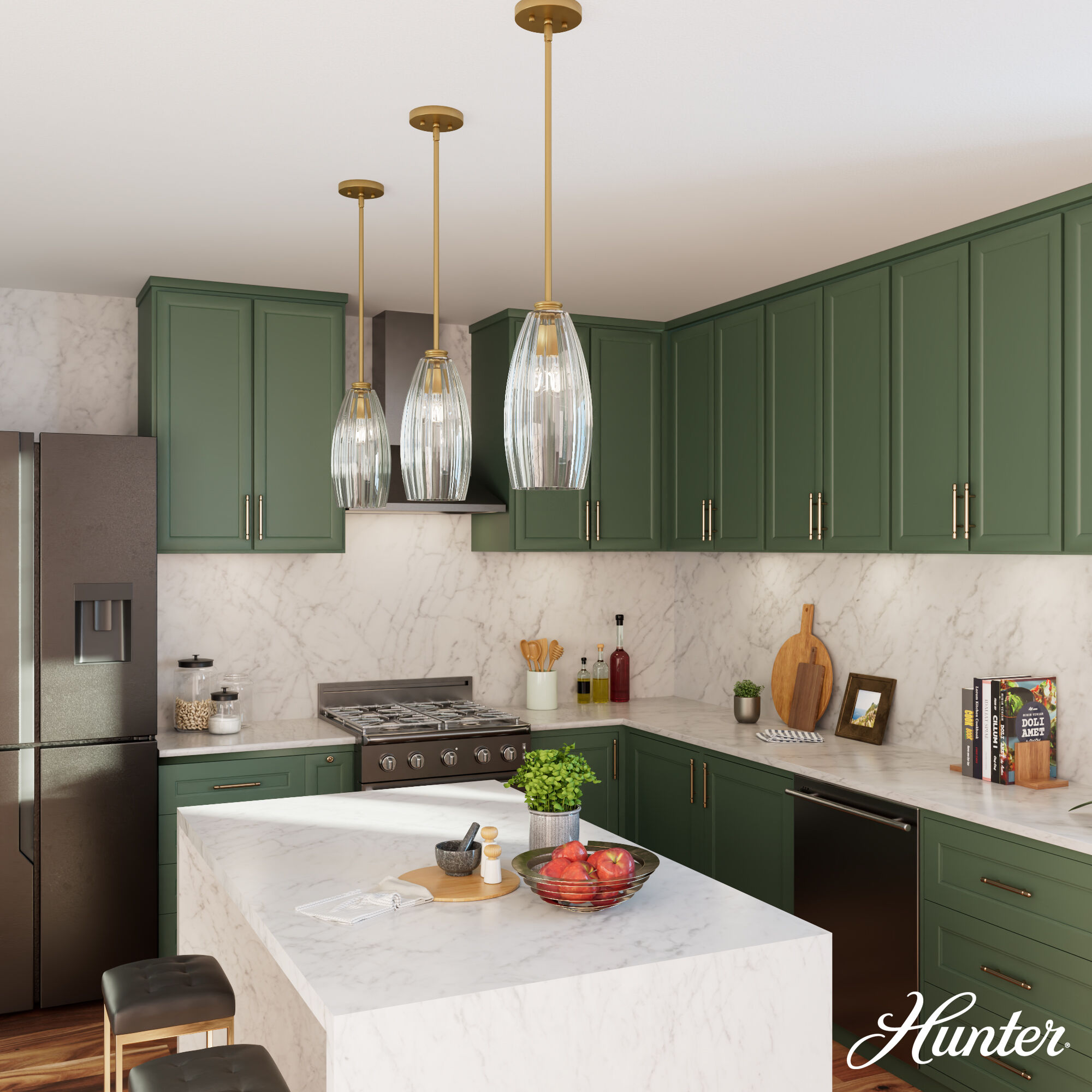 Rossmoor 1 Light 7 inch Luxe Gold Pendant Ceiling Light