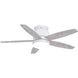 Armon 19.1 inch White with White-Gray Elm Blades Ceiling Fan
