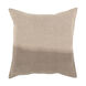 Long Beach 18 X 18 inch Khaki/Taupe Pillow Kit