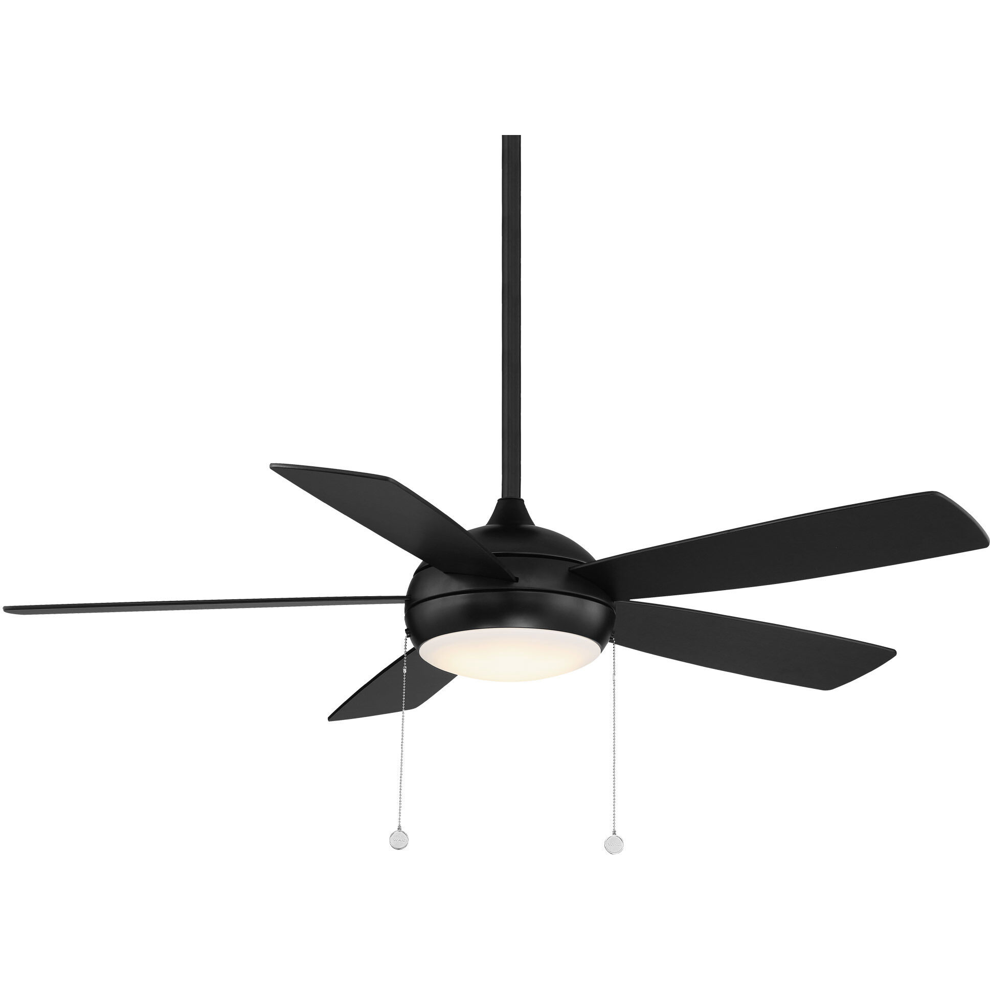 Disc II 52 inch Matte Black Downrod Ceiling Fans, Limited Fan