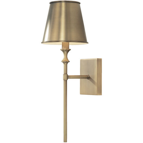 Whitney 1 Light 6.5 inch Aged Brass Sconce Wall Light