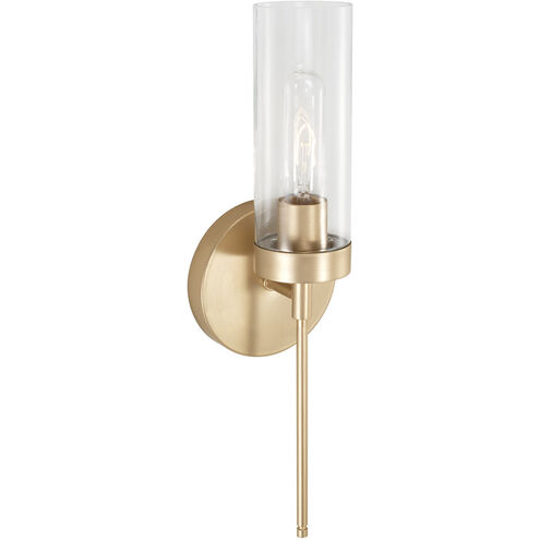 Elijah 1 Light 5 inch Soft Gold Sconce Wall Light