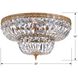 Westbury 8 Light 30 inch Olde Brass Flush Ceiling Light in Clear Swarovski Strass