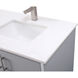 Hayes 72 X 22 X 35 inch Grey Vanity Sink Set