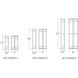 Skyscraper LED 18 inch Black Outdoor Wall Light in 3500K, 18in.
