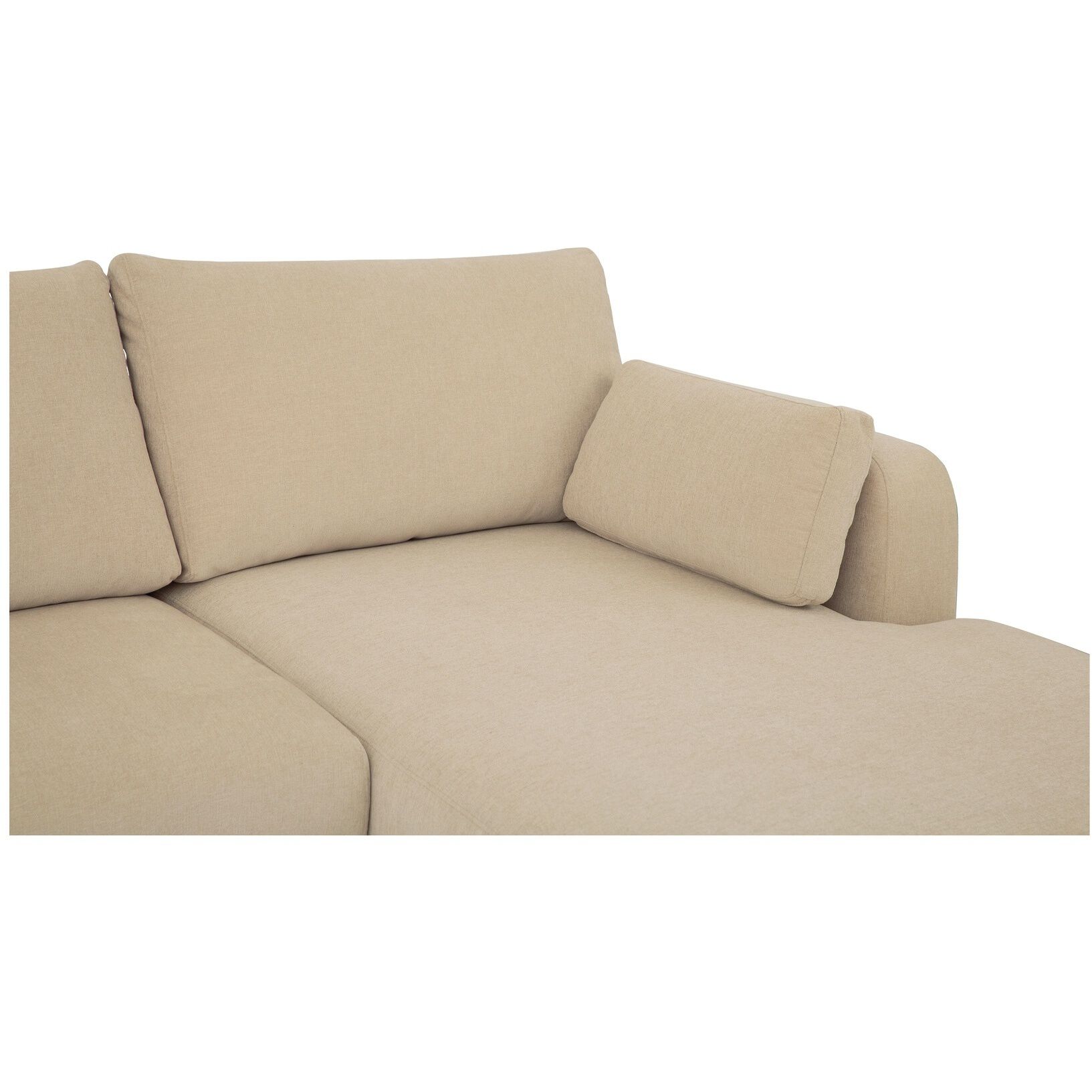Burrow Beige Sleeper Sectional With Storage Chaise in Right, Right