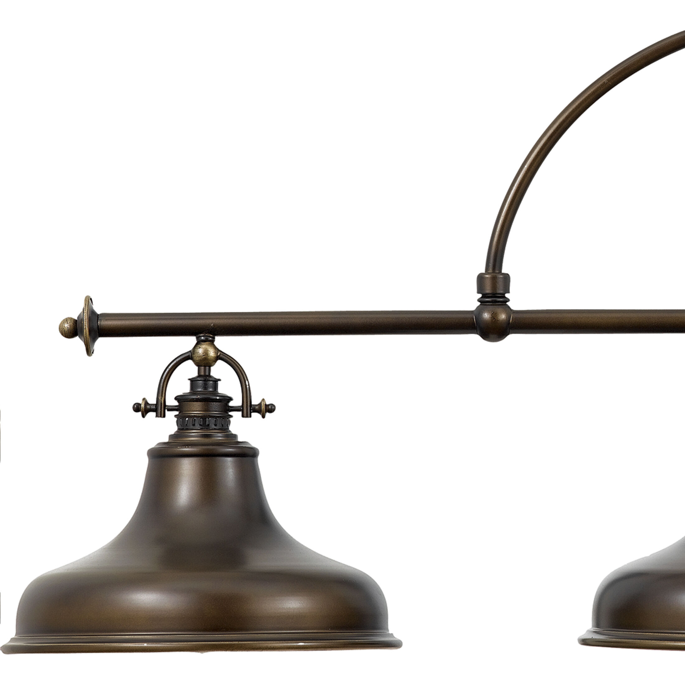 Emery 3 Light 53 inch Palladian Bronze Island Light Ceiling Light