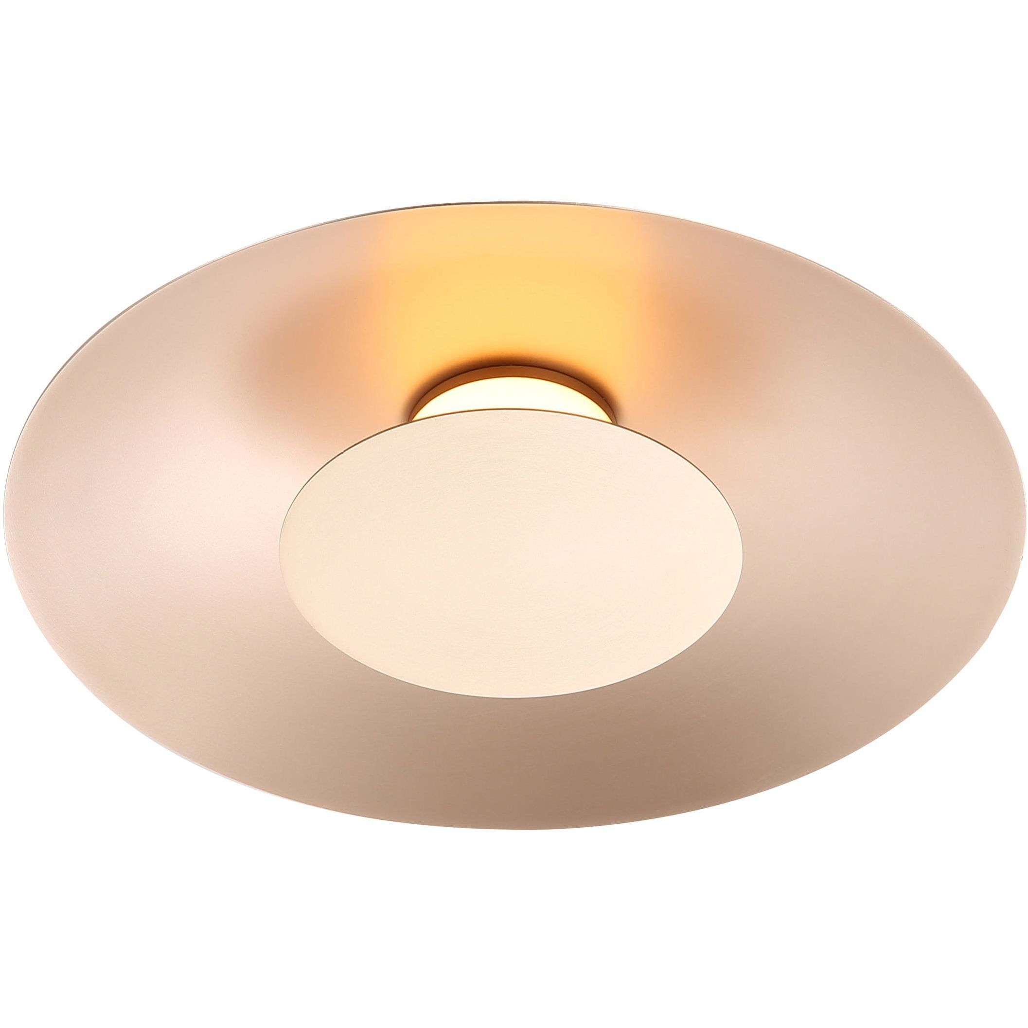 Yep Luma LED 11.75 inch French Gold Flush Mount Ceiling Light