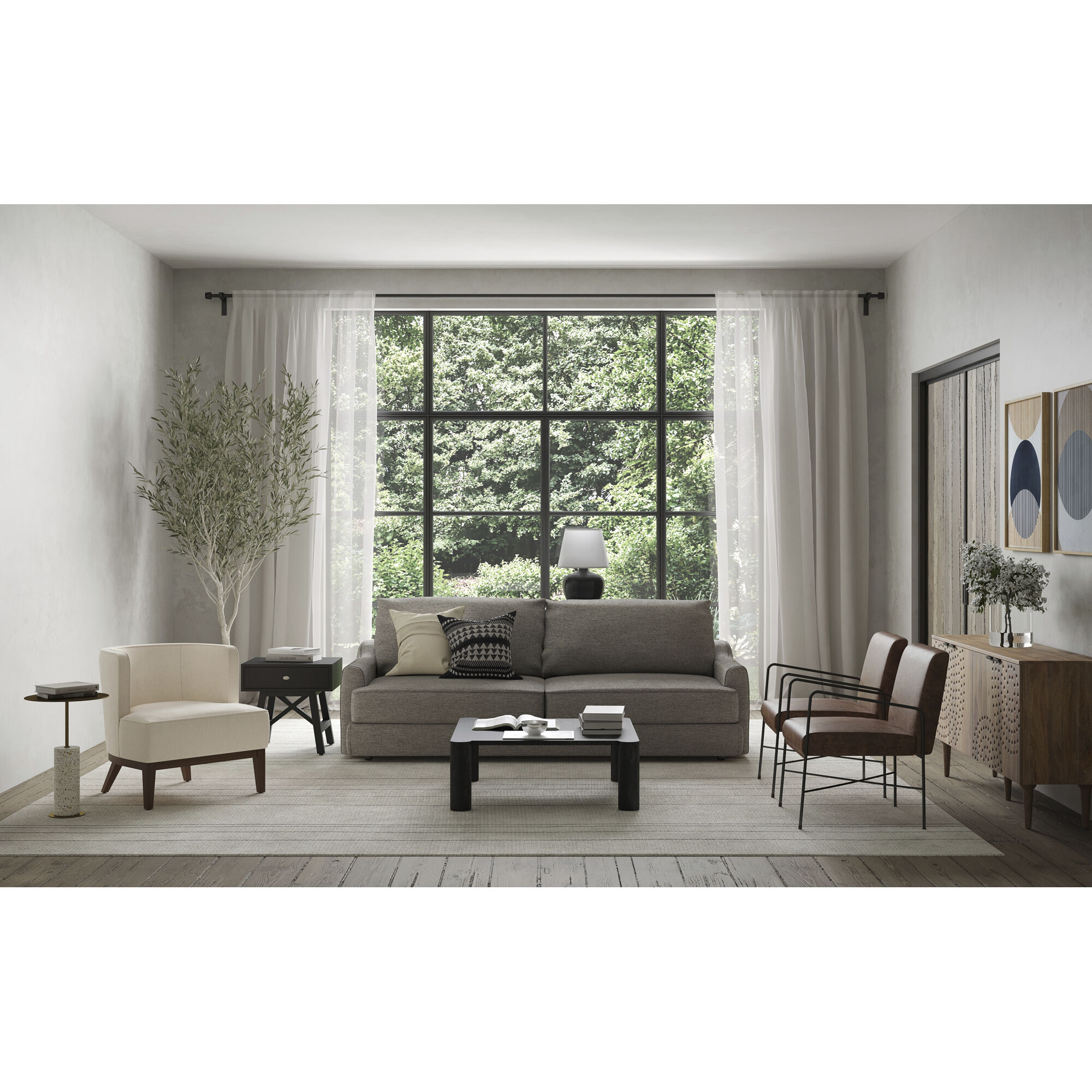 Dagwood Brown Arm Chair