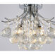 Canada 3 Light 16 inch Chrome Semi Flush Mount Ceiling Light