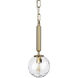 Britton 5.91 inch Gold Pendant Light Ceiling Light