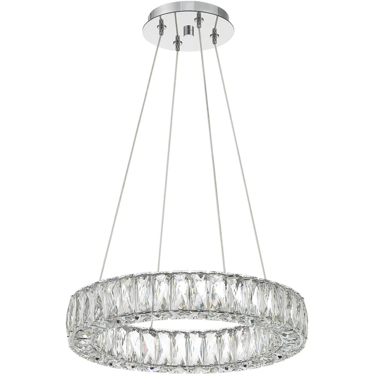 Dickinson 1 Light 18 inch Chrome Chandelier Ceiling Light