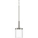 Mast 1 Light 6 inch Brushed Nickel Mini-Pendant Ceiling Light