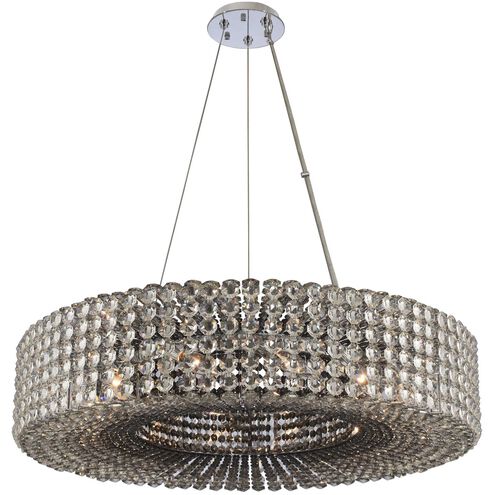 Anello 12 Light 32 inch Chrome Pendant Ceiling Light