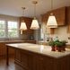 Ashmont 1 Light 13 inch Warm Brass Lustre Pendant Ceiling Light, Essentials