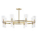 Tabitha 16 Light 34 inch Aged Brass Chandelier Ceiling Light