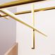 Labyrinth LED 61 inch Brass Chandelier Ceiling Light