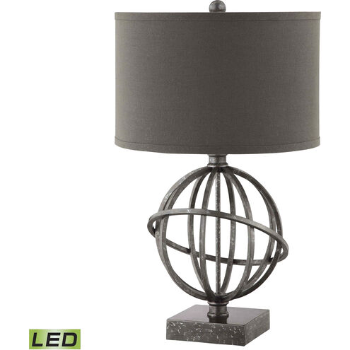Lichfield 25.25 inch 9 watt Pewter Table Lamp Portable Light