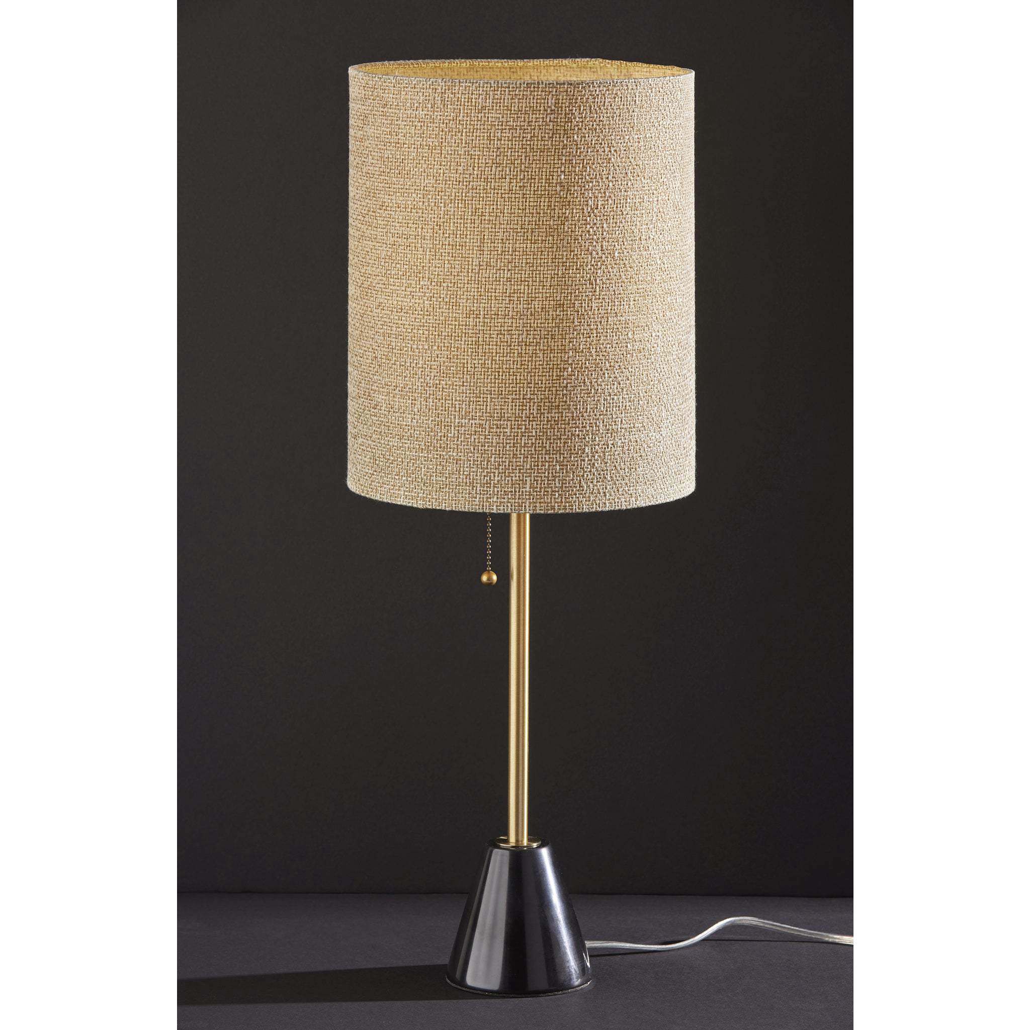 Tucker 28 inch 100.00 watt Antique Brass Table Lamp Portable Light