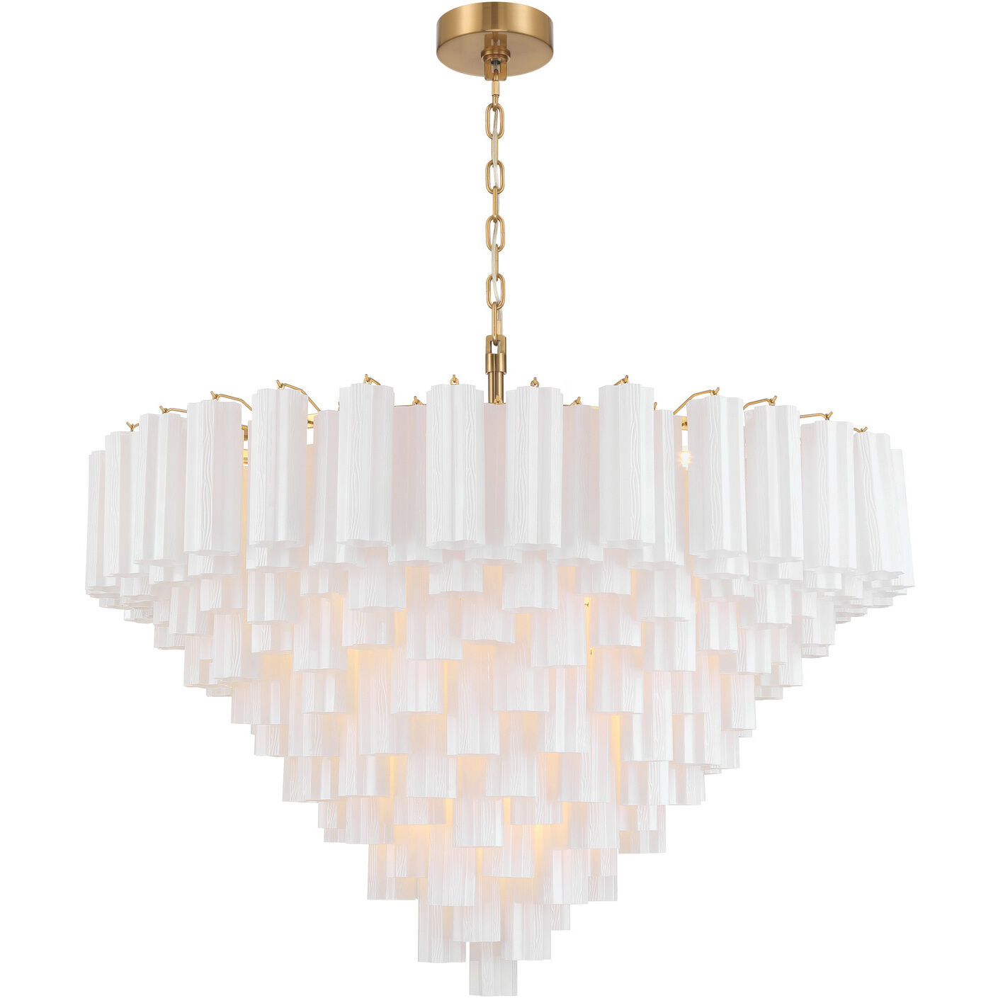 Addis 28 Light 49 inch Aged Brass Chandelier Ceiling Light