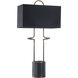 Waller 45 inch 60 watt Brass Table Lamp Portable Light