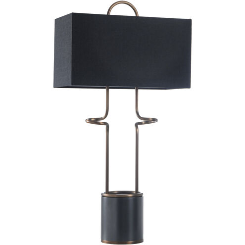 Waller 45 inch 60 watt Brass Table Lamp Portable Light