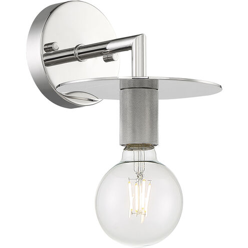 Bizet 1 Light 7 inch Polished Nickel Vanity Light Wall Light