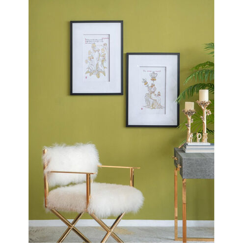 Smithsonian Black/White/Yellow Wall Art, Assorted Florals & Goddesses