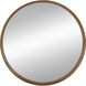 Wayne 39.4 X 39.4 inch Brown Wall Mirror