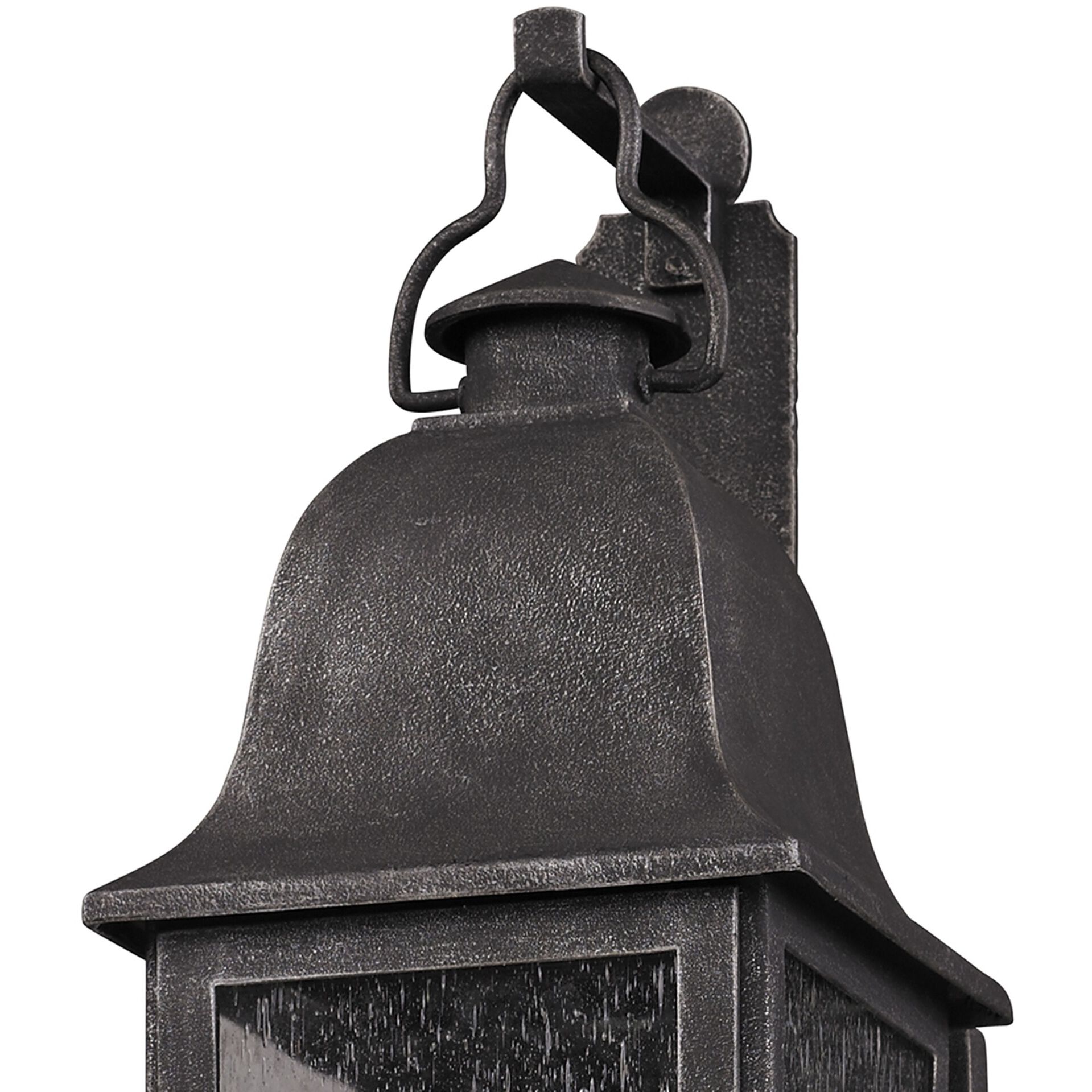 Pella 2 Light 18.75 inch Aged Pewter Outdoor Wall Sconce