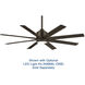 Xtreme H2O 52 52 inch Oil Rubbed Bronze Ceiling Fan, Outdoor