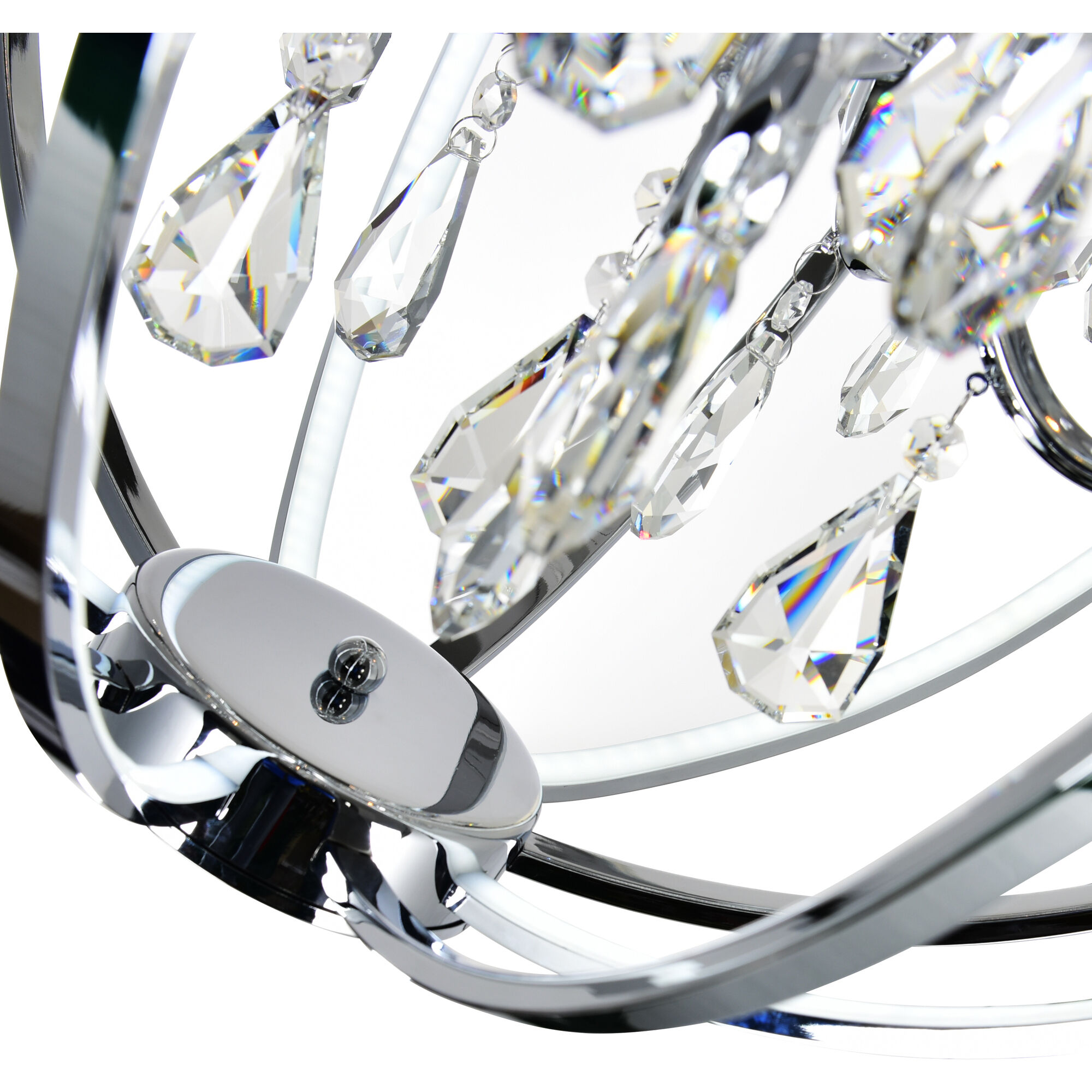 Abia LED 22 inch Chrome Up Chandelier Ceiling Light